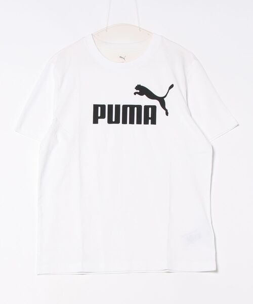PUMA(プーマ)の「《PUMA》ESS NO.1 ロゴ Tシャツ(Tシャツ/カットソー・メンズ・ホワイト/ヘザーグレー/ネイビー/ブラック・M/L/XL/S/XXL)」の2枚目の写真