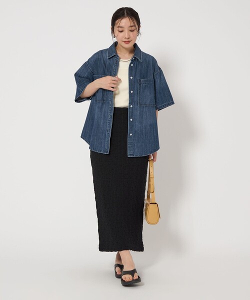 Healthy denim ブラウス シャツ Breezyデニムシャツ