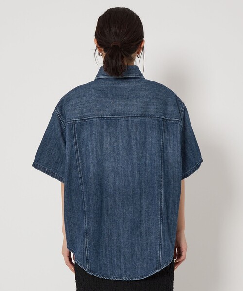 グリーンレーベルリラクシング　Healthy DENIM デニムシャツ 別注】＜HEALTHY DENIM＞Almond デニム シャツ｜グリーン