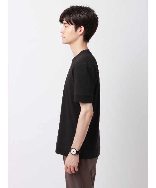 オフィT Tシャツ 半袖 ウォッシャブル プレーティング天竺（T