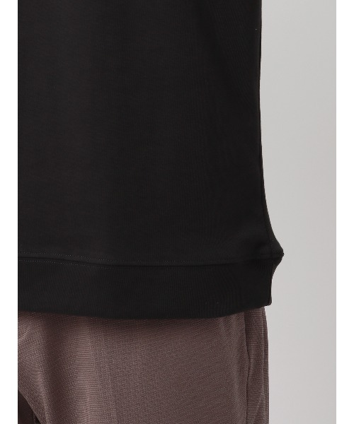 SUIT SQUARE（スーツスクエア）の「オフィT Tシャツ 半袖 ウォッシャブル プレーティング天竺（Tシャツ/カットソー・メンズ・ホワイト系/グレー系/ネイビー系/ブルー系/ブラック系・LL/3L/S/M/L）」の11枚目の写真