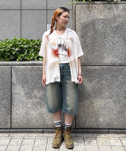 Carne Bollente（カルネボレンテ）の「【Carne Bollente/カルネボレンテ】 Pulse of Love SS25SSS0101（シャツ/ブラウス・レディース・ベージュ・SMALL）」の3枚目の写真