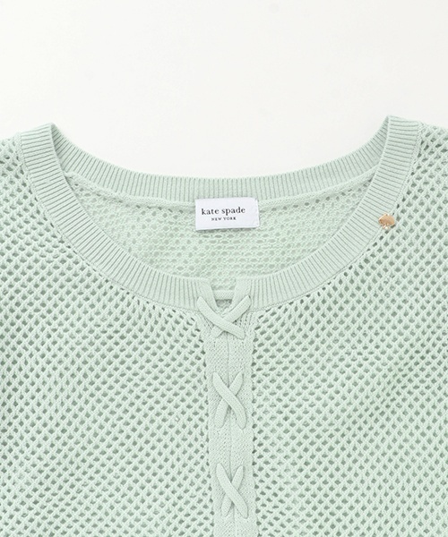 【ケイトスペード】150 ❤︎新品❤︎ メッシュワンピース 白 定価18000円 ケイトスペード】150 ❤︎新品❤︎ メッシュワンピース 白 定価