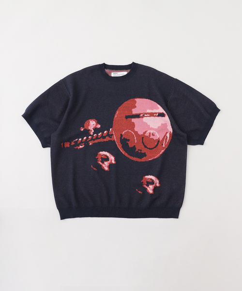 DAIRIKU(ダイリク)の「DAIRIKU / ダイリク Space H-S Lame Knit KNT1(ニット/セーター・メンズ・ネイビー/ブラック・FREE)」の2枚目の写真