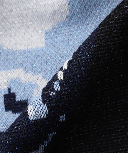 DAIRIKU(ダイリク)の「DAIRIKU / ダイリク Space H-S Lame Knit KNT1(ニット/セーター・メンズ・ネイビー/ブラック・FREE)」の4枚目の写真