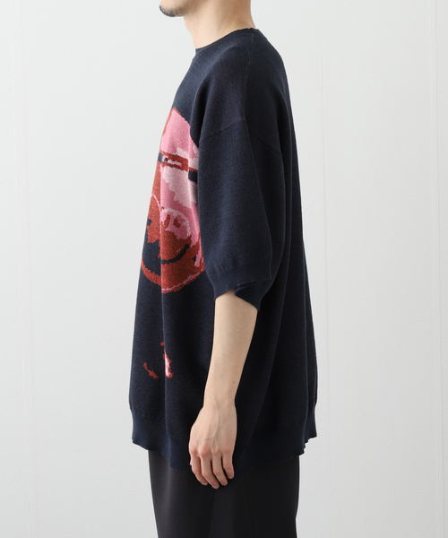 DAIRIKU(ダイリク)の「DAIRIKU / ダイリク Space H-S Lame Knit KNT1(ニット/セーター・メンズ・ネイビー/ブラック・FREE)」の7枚目の写真