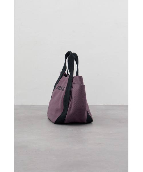 AZUL by moussy(アズールバイマウジー)の「キャンバスロゴミニトート(トートバッグ・メンズ・ブラック/アイボリー/グレー・FREE)」の15枚目の写真