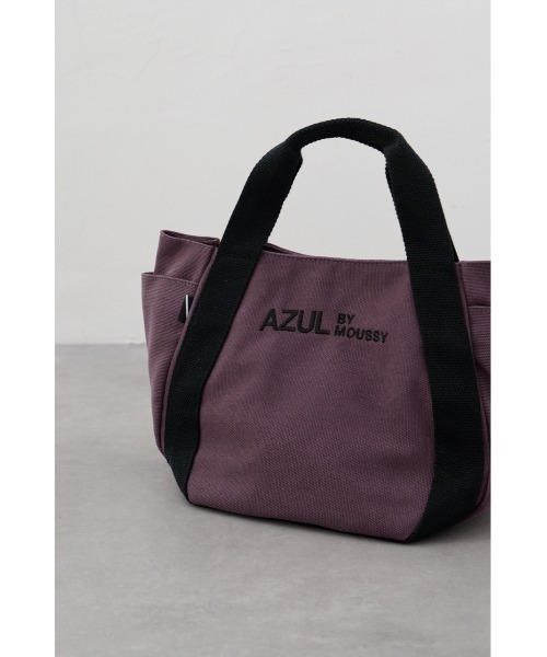 AZUL by moussy(アズールバイマウジー)の「キャンバスロゴミニトート(トートバッグ・メンズ・ブラック/アイボリー/グレー・FREE)」の17枚目の写真