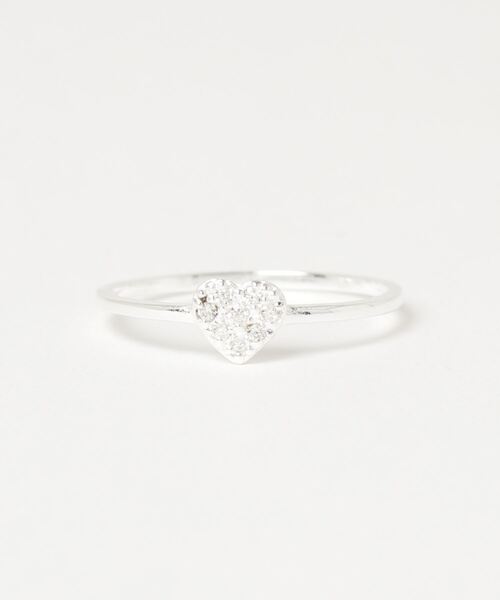 QzクラスターハートリングSV925（リング）｜tone（トーン）の