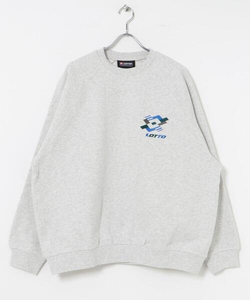 LOTTO(ロット)の「LOTTO WINDMILL LOGO PULLOVER(スウェット・メンズ・グレー/ブラック/ネイビー・MEDIUM/LARGE/X-LARGE)」の7枚目の写真