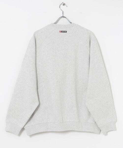 LOTTO(ロット)の「LOTTO WINDMILL LOGO PULLOVER(スウェット・メンズ・グレー/ブラック/ネイビー・MEDIUM/LARGE/X-LARGE)」の9枚目の写真
