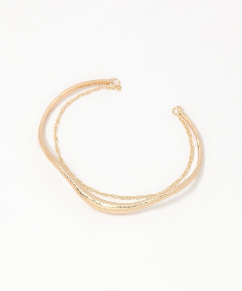 LAKOLE（ラコレ）の「チェーンコンビカフバングル / 329120（バングル/リストバンド・レディース・その他1/その他2・FREE）」の2枚目の写真