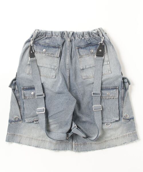 FORSOMEONE(フォーサムワン)の「FORSOMEONE DENIM CROP CARGO(カーゴパンツ・メンズ・インディゴブルー/ブラック・48/50/46)」の22枚目の写真