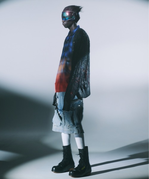 FORSOMEONE(フォーサムワン)の「FORSOMEONE DENIM CROP CARGO(カーゴパンツ・メンズ・インディゴブルー/ブラック・48/50/46)」の21枚目の写真