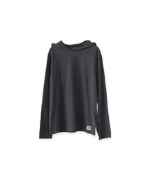 THE NORTH FACE（ザノースフェイス）の「THE NORTH FACE/ザ・ノースフェイス ワンポイントロゴ フード付き プルオーバーロングスリーブTシャツ（パーカー）」