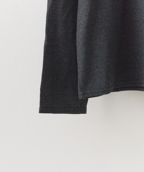 THE NORTH FACE(ザノースフェイス)の「THE NORTH FACE/ザ・ノースフェイス ワンポイントロゴ フード付き プルオーバーロングスリーブTシャツ 秋服 冬服(パーカー・レディース・グレー/ブルー/スミクロ・M/L/XL/S)」の4枚目の写真