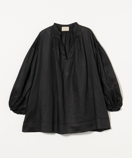 UNITED ARROWS 上質ラミー ボリューム キャップスリーブブラウス UNITED ARROWS（ユナイテッドアローズ）の「□UWSC ラミー