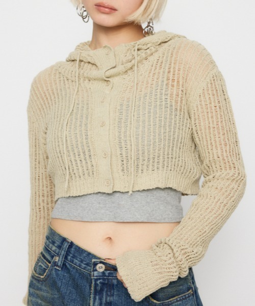 LAGUA GEM | HOODIE 2PIECE トップス (Tシャツ・カットソー(長袖