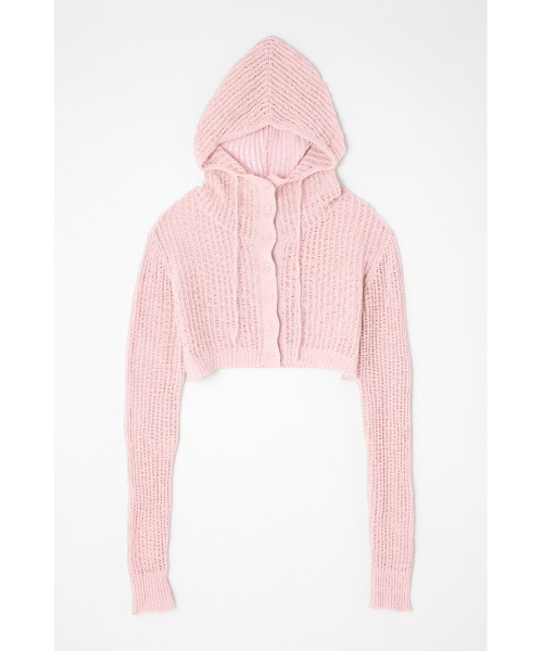 LAGUA GEM(ラグアジェム)の「LOOSEY HOODIE トップス(ニット/セーター・レディース・ライトピンク/ブラック/ライトベージュ/オフホワイト・FREE)」の7枚目の写真