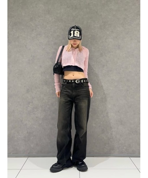 LAGUA GEM(ラグアジェム)の「LOOSEY HOODIE トップス(ニット/セーター・レディース・ライトピンク/ブラック/ライトベージュ/オフホワイト・FREE)」の22枚目の写真
