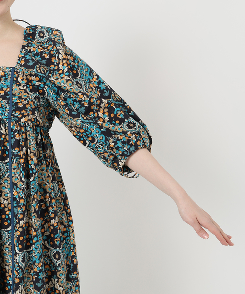 IENA LA BOUCLE ソフトビエラミニワンピース ネイビー IENA LA BOUCLE 強撚サージテーラードジャケット（テーラード