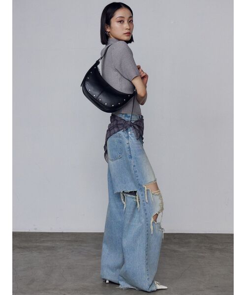 EMODA ボールドリップドルーズジーンズ S