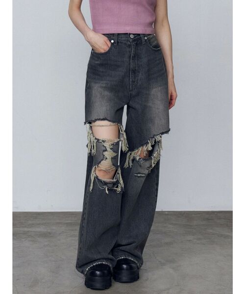 パンツ fuckthisindustry emoji jeans Fuckthisindustry デニム - メルカリ