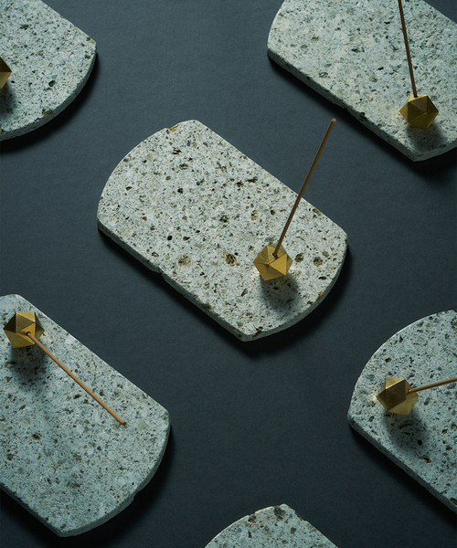 NAGAE+/ナガエプリュス】 Oya Incense Set brass お香立てセット
