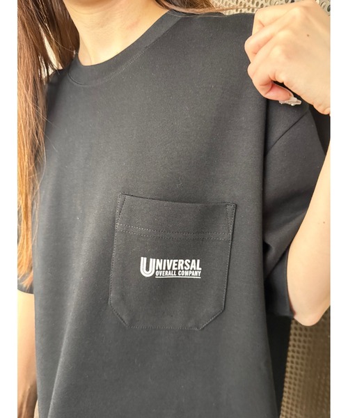 RATTLE TRAP（ラトルトラップ）の「ユニバーサルオーバーオール別注ポケットプリントTシャツ（Tシャツ/カットソー・メンズ・ブラック/ホワイト・S/LL/L/M）」の3枚目の写真