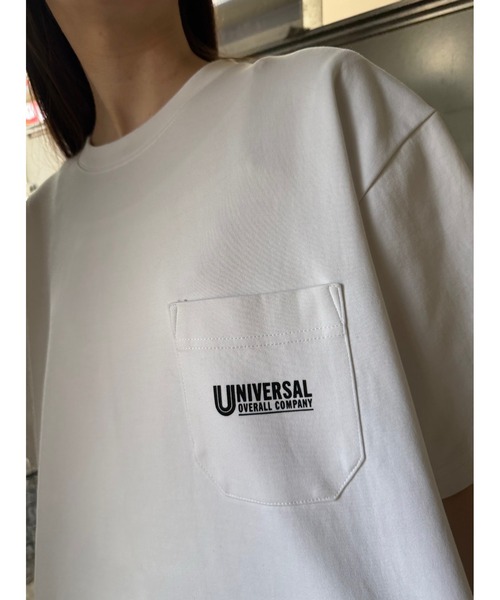 RATTLE TRAP（ラトルトラップ）の「ユニバーサルオーバーオール別注ポケットプリントTシャツ（Tシャツ/カットソー・メンズ・ブラック/ホワイト・S/LL/L/M）」の5枚目の写真