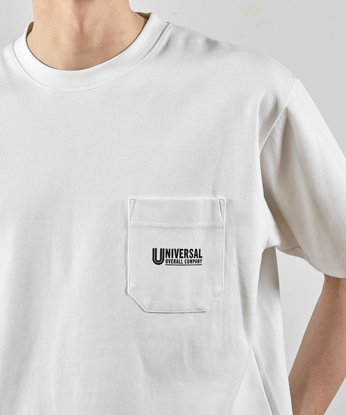 RATTLE TRAP（ラトルトラップ）の「ユニバーサルオーバーオール別注ポケットプリントTシャツ（Tシャツ/カットソー・メンズ・ブラック/ホワイト・S/LL/L/M）」の9枚目の写真