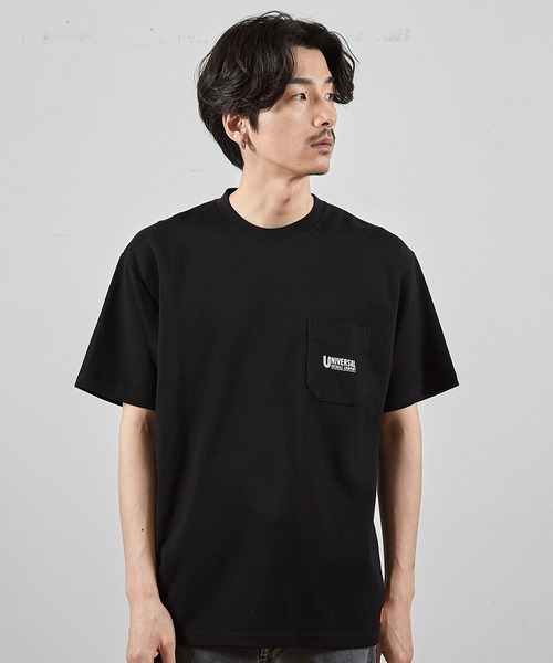 RATTLE TRAP（ラトルトラップ）の「ユニバーサルオーバーオール別注ポケットプリントTシャツ（Tシャツ/カットソー・メンズ・ブラック/ホワイト・S/LL/L/M）」の16枚目の写真
