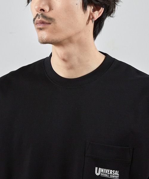 RATTLE TRAP（ラトルトラップ）の「ユニバーサルオーバーオール別注ポケットプリントTシャツ（Tシャツ/カットソー・メンズ・ブラック/ホワイト・S/LL/L/M）」の17枚目の写真