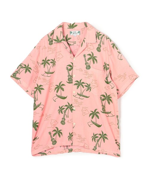 TWO PALMS(トゥーパームス)の「【別注】TWO PALMS レーヨン アロハシャツ(シャツ/ブラウス・メンズ・ネイビー/グリーン系その他/ピンク系その他2・L/M)」の3枚目の写真