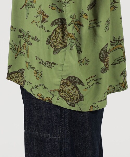 TWO PALMS(トゥーパームス)の「【別注】TWO PALMS レーヨン アロハシャツ(シャツ/ブラウス・メンズ・ネイビー/グリーン系その他/ピンク系その他2・L/M)」の10枚目の写真