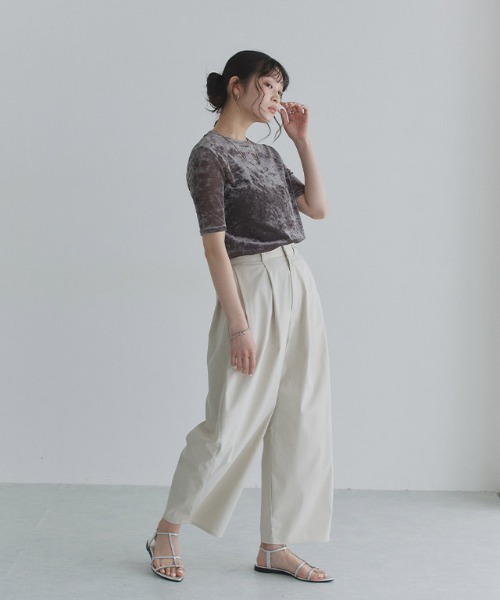 ata pants 1. / ナイロン コクーンパンツ（その他パンツ）｜DO