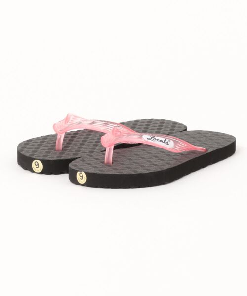 Locals(ローカルズ)の「【Locals/ローカルズ】ORIGINAL SLIPPA/クリアストラップビーサン(ビーチサンダル)(サンダル・レディース・ピンク/クリア/クリアブルー・22.5cm/24.0cm/25.0cm)」の1枚目の写真