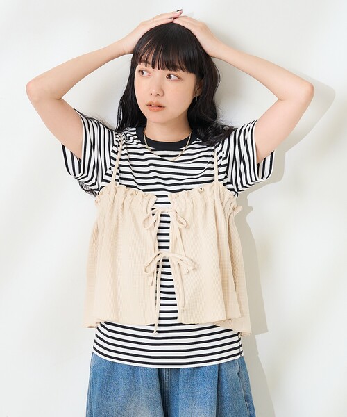 セール】【セットアイテム】マルチWAY ワッフルビスチェセット