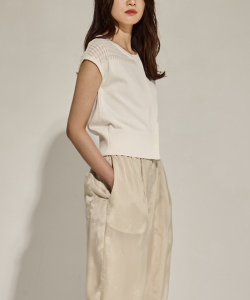 WRAPINKNOTラッピンノット】《STUDIOUS別注》lace nosleeve