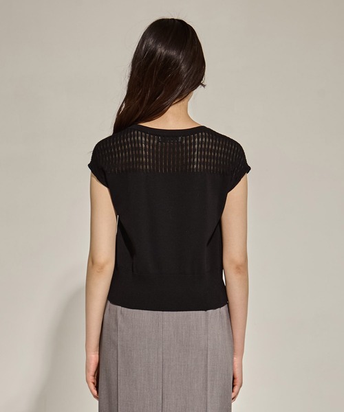 WRAPINKNOTラッピンノット】《STUDIOUS別注》lace nosleeve WRAPINKNOTラッピンノット】《STUDIOUS別注》lace nosleeve