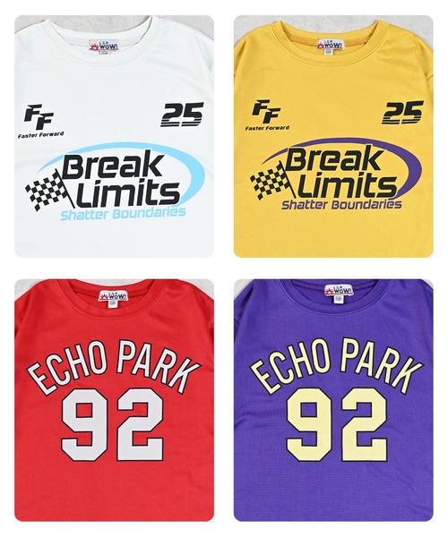 LSP WOW（エルエスピーワオ）の「【LSP WOW!】メッシュプリントTee（Tシャツ/カットソー・キッズ・イエロー/パープル/グリーン/レッド/オフホワイト/ブルー・80/90/100/110/120/130）」の14枚目の写真