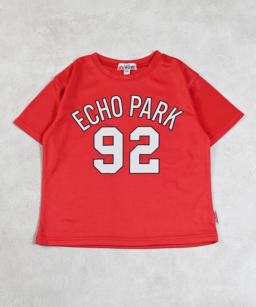 LSP WOW（エルエスピーワオ）の「【LSP WOW!】メッシュプリントTee（Tシャツ/カットソー・キッズ・イエロー/パープル/グリーン/レッド/オフホワイト/ブルー・80/90/100/110/120/130）」の16枚目の写真