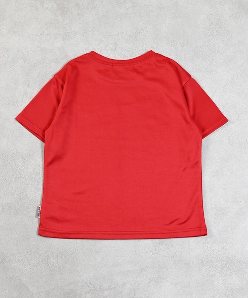 LSP WOW（エルエスピーワオ）の「【LSP WOW!】メッシュプリントTee（Tシャツ/カットソー・キッズ・イエロー/パープル/グリーン/レッド/オフホワイト/ブルー・80/90/100/110/120/130）」の17枚目の写真