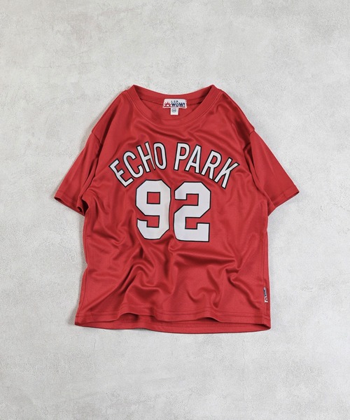 LSP WOW（エルエスピーワオ）の「【LSP WOW!】メッシュプリントTee（Tシャツ/カットソー・キッズ・イエロー/パープル/グリーン/レッド/オフホワイト/ブルー・80/90/100/110/120/130）」の20枚目の写真