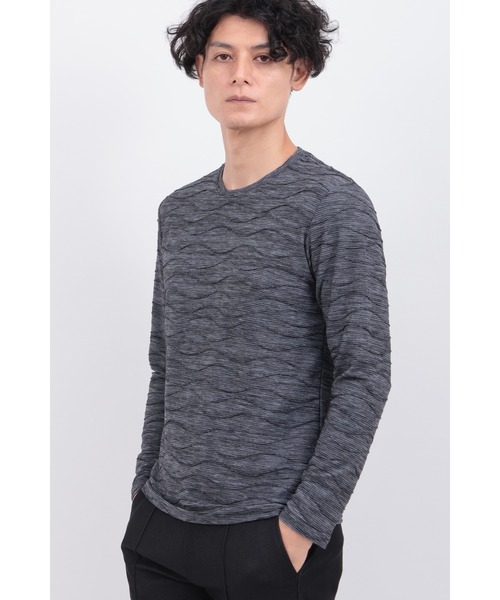 TORNADO MART（トルネードマート）の「ｳｪｰﾌﾞｽﾄｰﾑﾀｯｸﾃﾝｼﾞｸｸﾙｰ（Tシャツ/カットソー・メンズ・ブラック/ピンク/グレー・LL/L/M/XXL）」の2枚目の写真