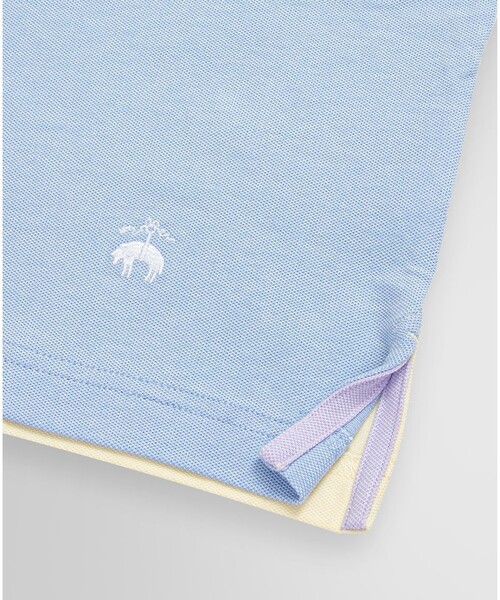 BROOKS BROTHERS(ブルックスブラザーズ)の「コットンストレッチピケ GFロゴ ファン ポロシャツ(ポロシャツ・メンズ・マルチ・MEDIUM/SMALL/X-LARGE/LARGE)」の5枚目の写真