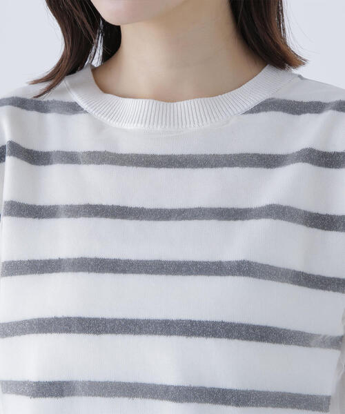 NATURAL BEAUTY BASIC(ナチュラルビューティーベーシック)の「◇チュールレイヤードニット(ニット/セーター・レディース・ホワイト系その他/キャメル/チャコールグレー・FREE)」の14枚目の写真