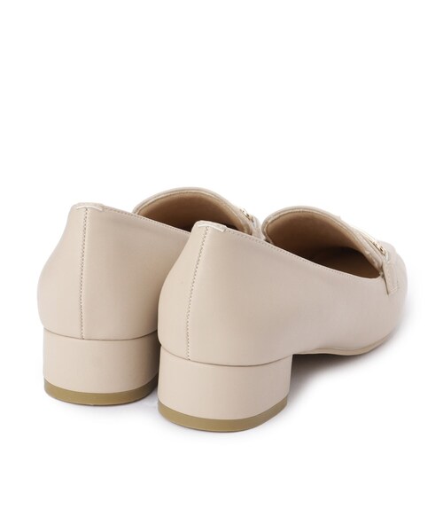 grove（グローブ）の「ビットヒールローファー（パンプス・レディース・ブラック/ライトベージュ/ブラック系・M/L/S）」の5枚目の写真