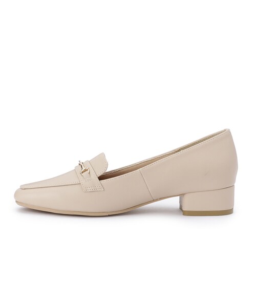 grove（グローブ）の「ビットヒールローファー（パンプス・レディース・ブラック/ライトベージュ/ブラック系・M/L/S）」の6枚目の写真