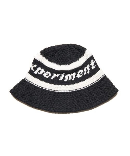 uniform experiment(ユニフォームエクスペリメント)の「LOGO JACQUARD KNIT HAT(ハット・メンズ・ベージュ/ブラック・FREE)」の8枚目の写真